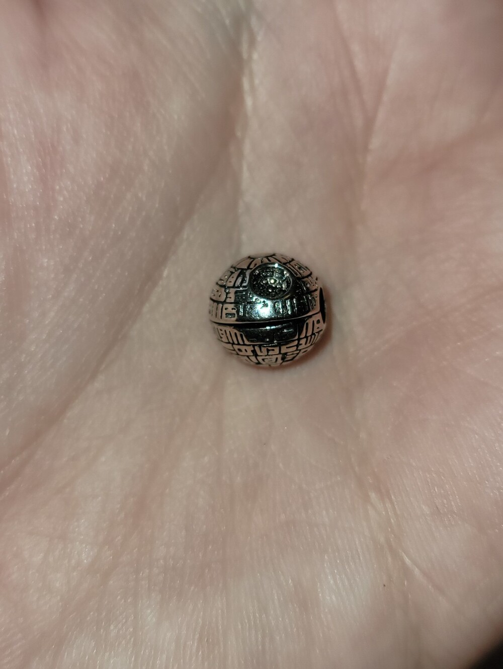 Star Wars Death Star .925 clip charm